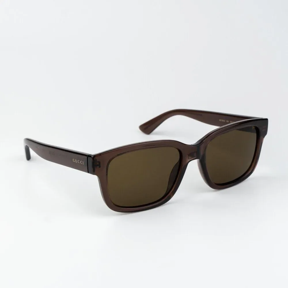 Gucci Men Sunglasses Brown Square GG1583S 004 NEW AUTHENTIC